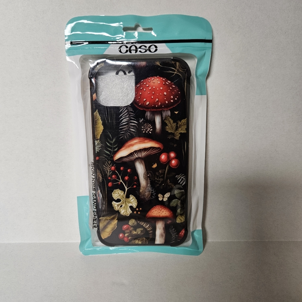 Iphone 14‎ Max Mushroom Design Phone Case - Multicolor